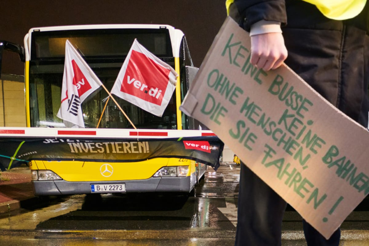 BVG nach Streik-Ankündigung sauer: Völlig unverhältnismäßig und unverantwortlich