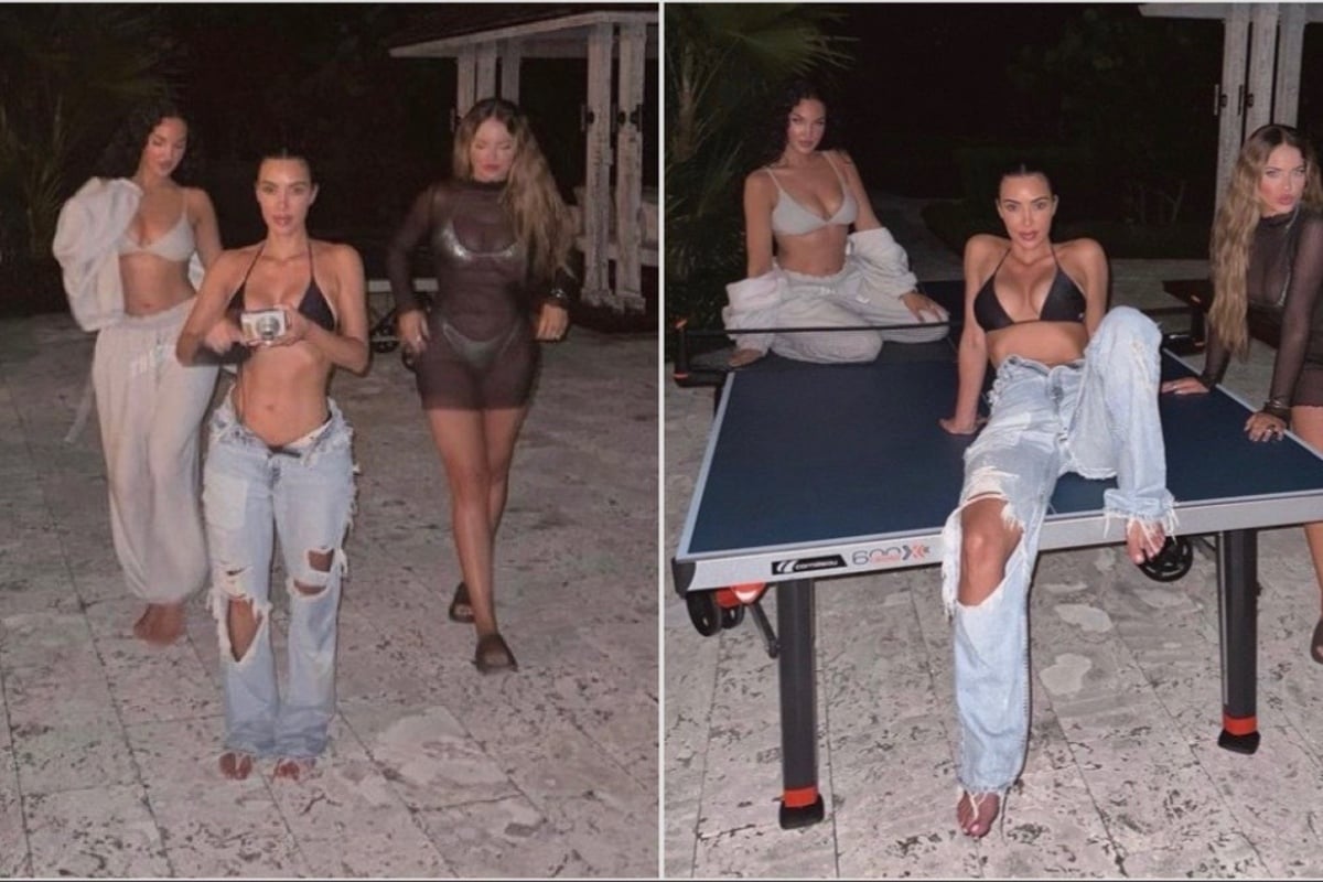 Kim Kardashian flaunts tiny waist in vacay pics from her recent girls trip