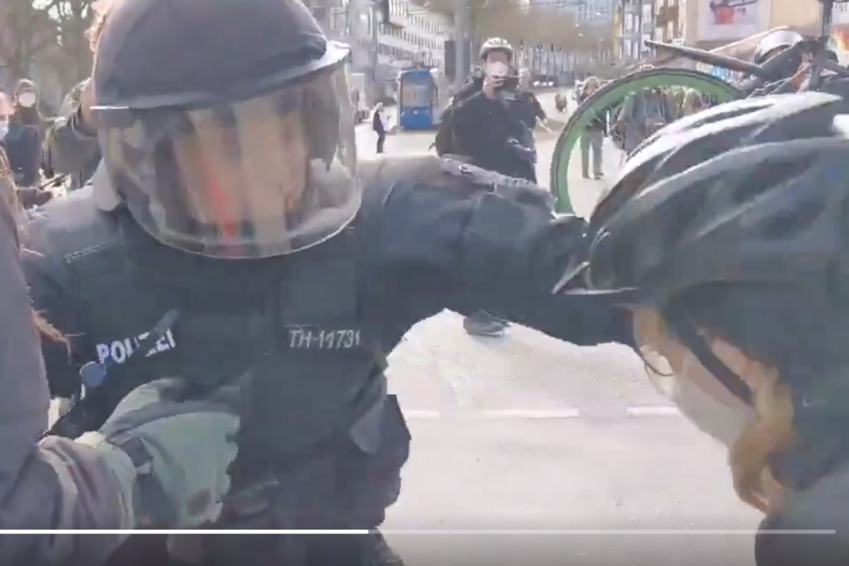 Nach Schock-Bildern von Demo in Kassel: Thüringer Polizei schickt Videos an Staatsanwaltschaft