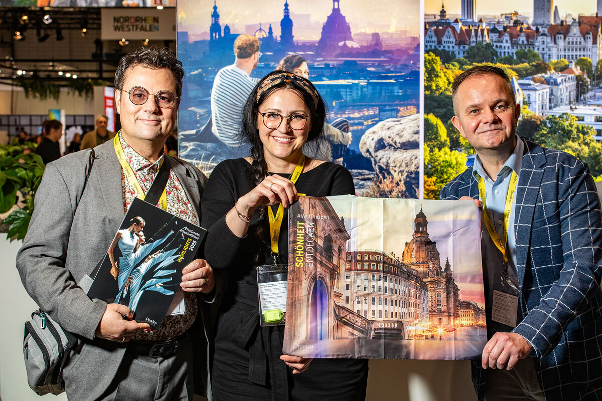 Damit Touris nach Dresden kommen: Stadtmarketing wirbt auf weltweit größter Reisemesse!
