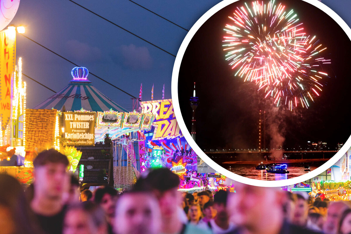 Feuerwerk an der Düsseldorfer Rheinkirmes: Hier gibt’s alle Infos!