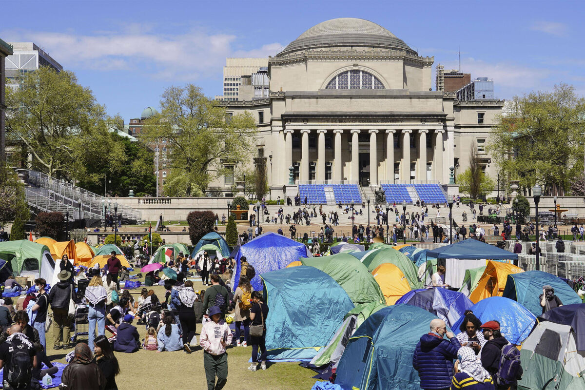 Gaza protestors take legal action against Columbia University after ...