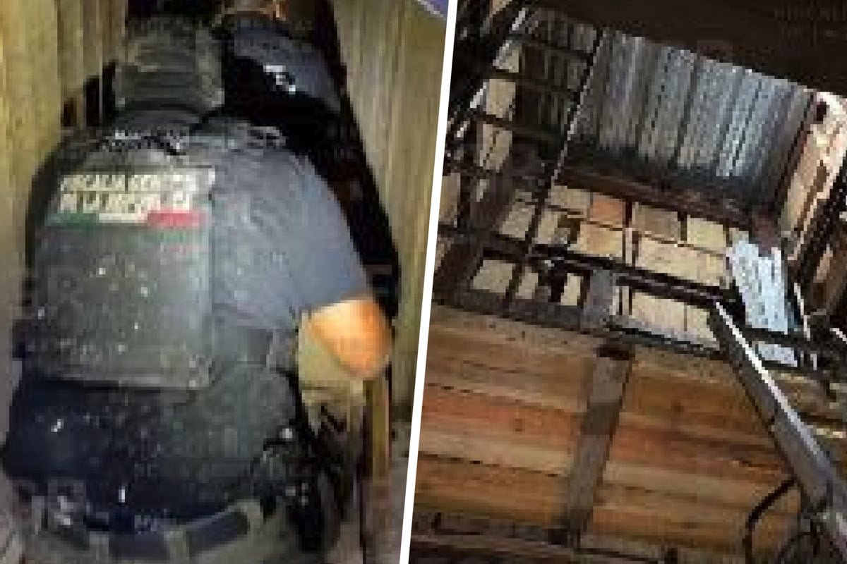 Waffen, Sprengstoff und Drogen: Ermittler finden ausgekleideten Grenz-Tunnel