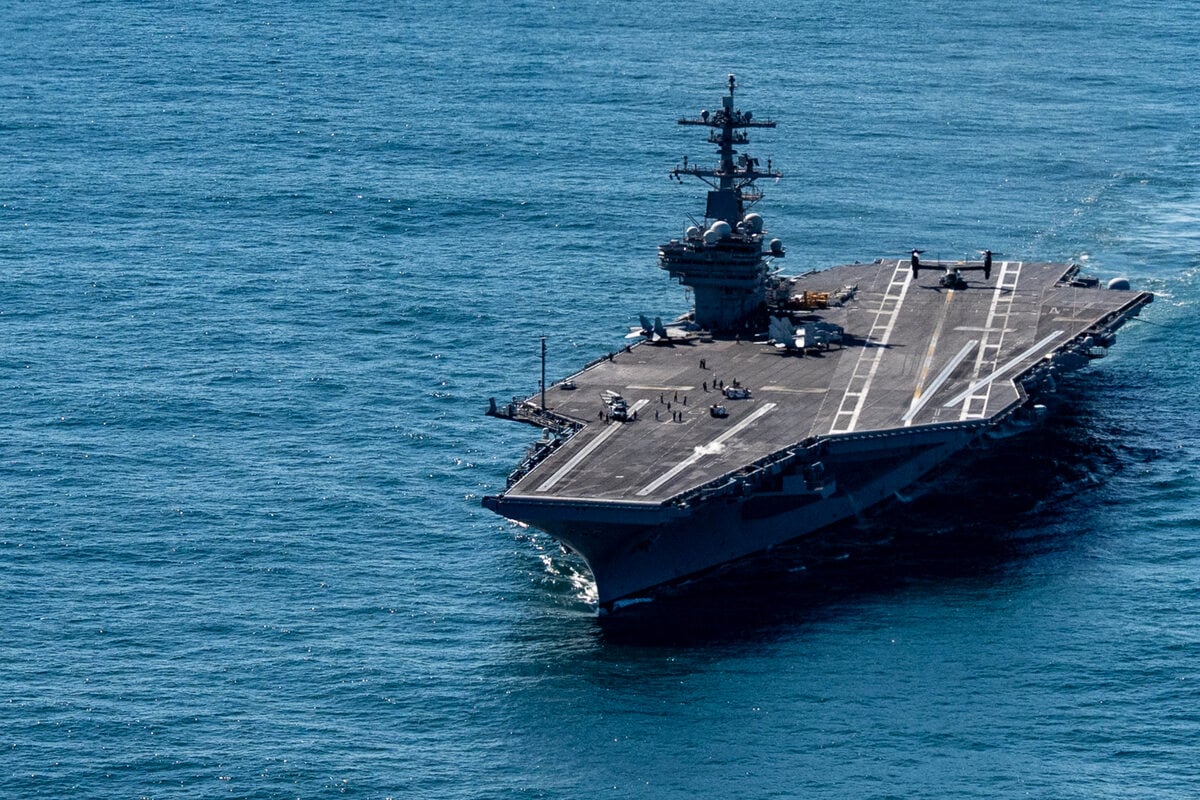 US escalates military buildup in Middle East with third aircraft carrier