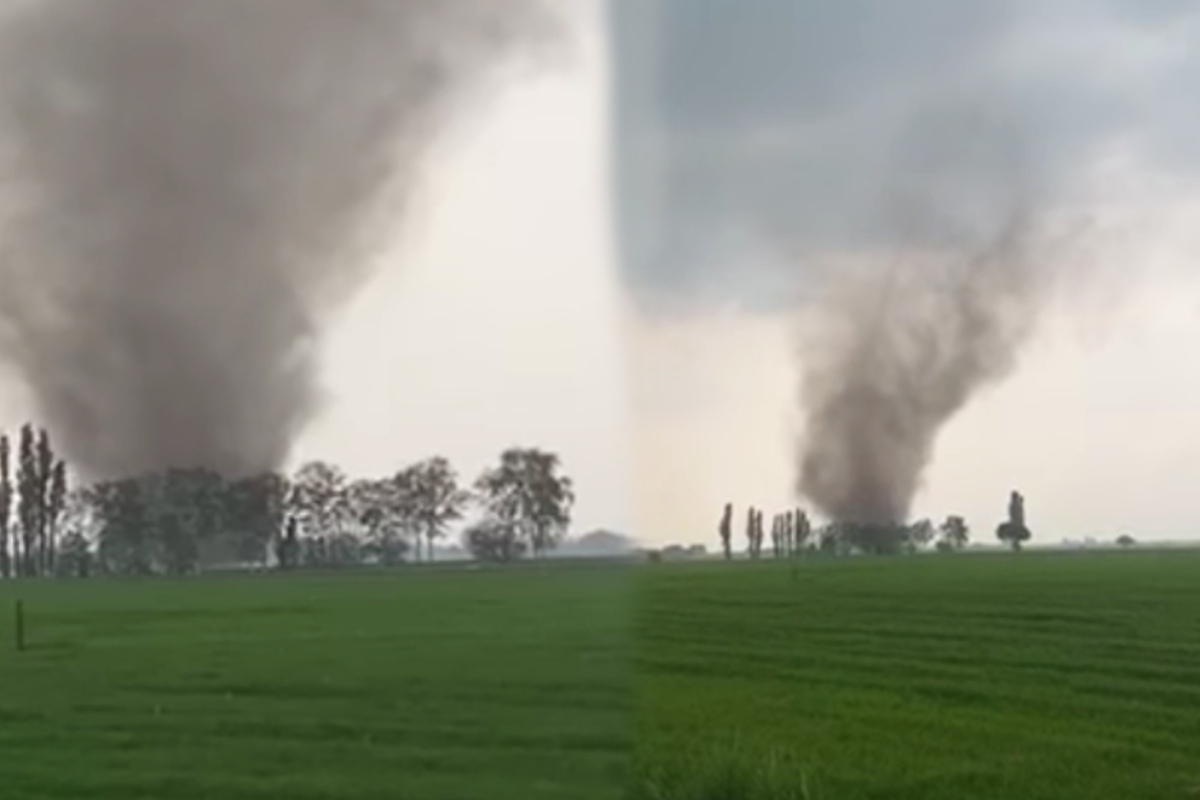 Einzigartiges Naturschauspiel Hier Fegt Ein Tornado Uber Belgien Hinweg Tag24