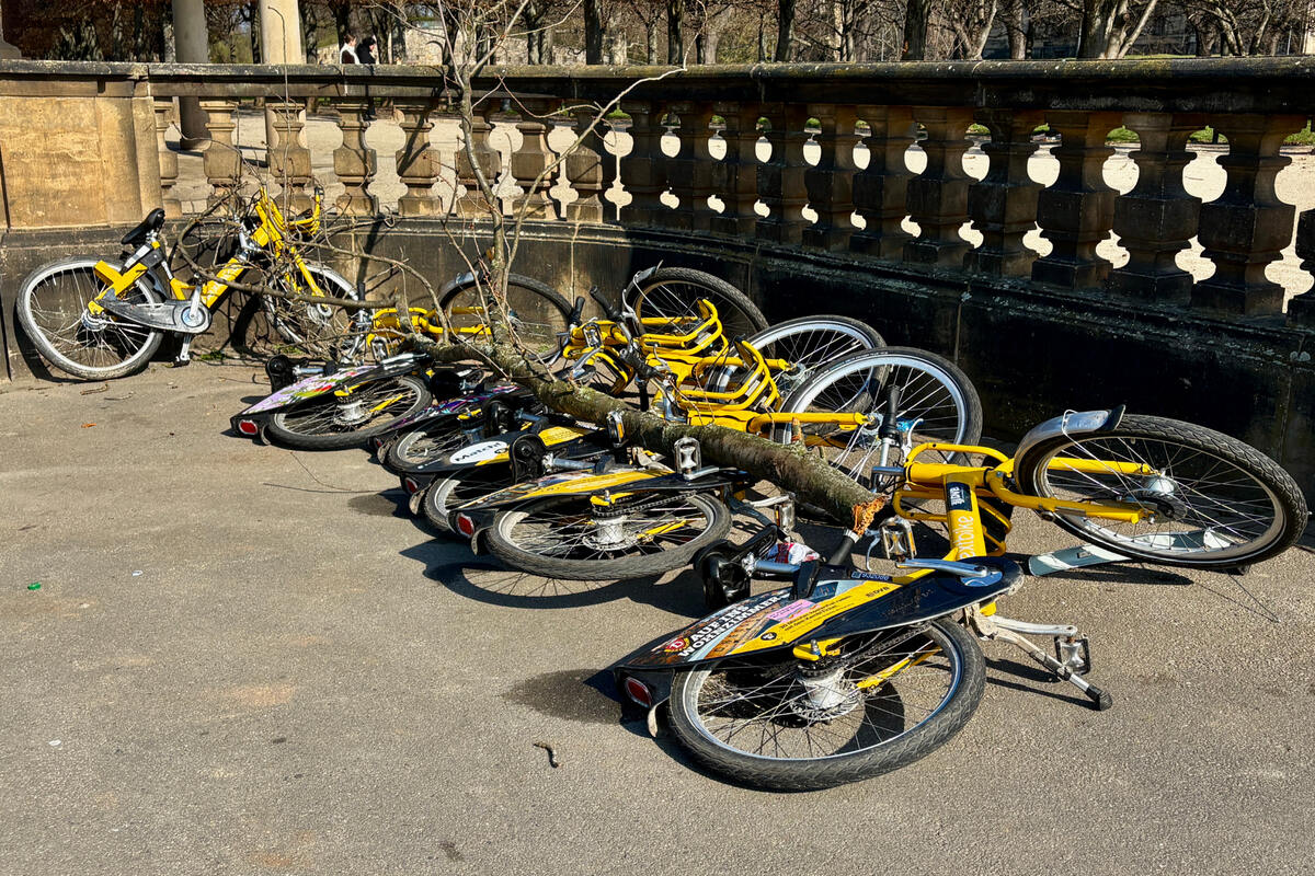 Vandalen wüten gegen Mobi-Bikes in Dresden