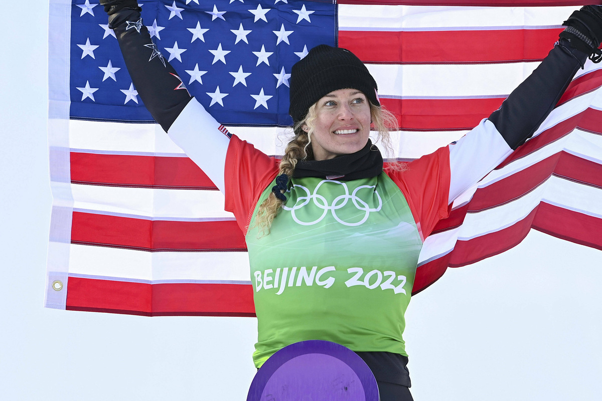 Winter Olympics Lindsey Jacobellis wins gold and redemption in