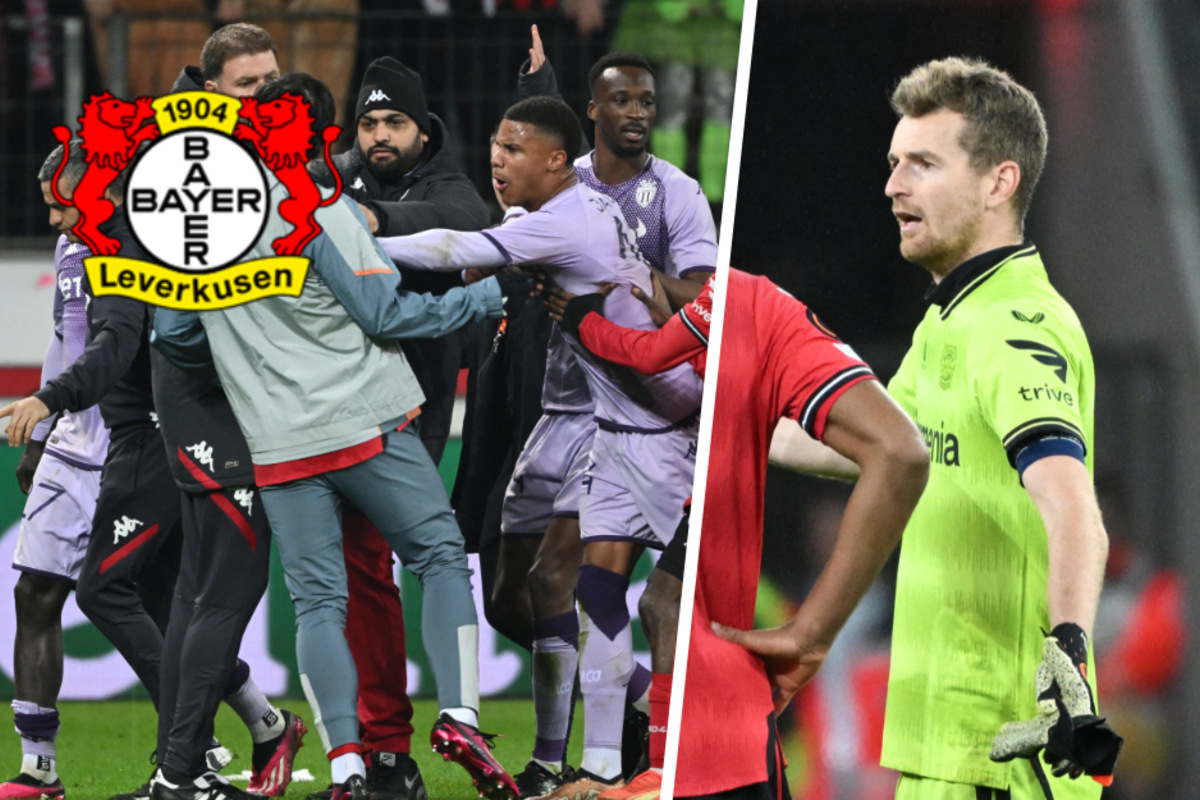 Europa League BayerLeverkusenKeeper Lukas Hradecky wütet nach Pleite