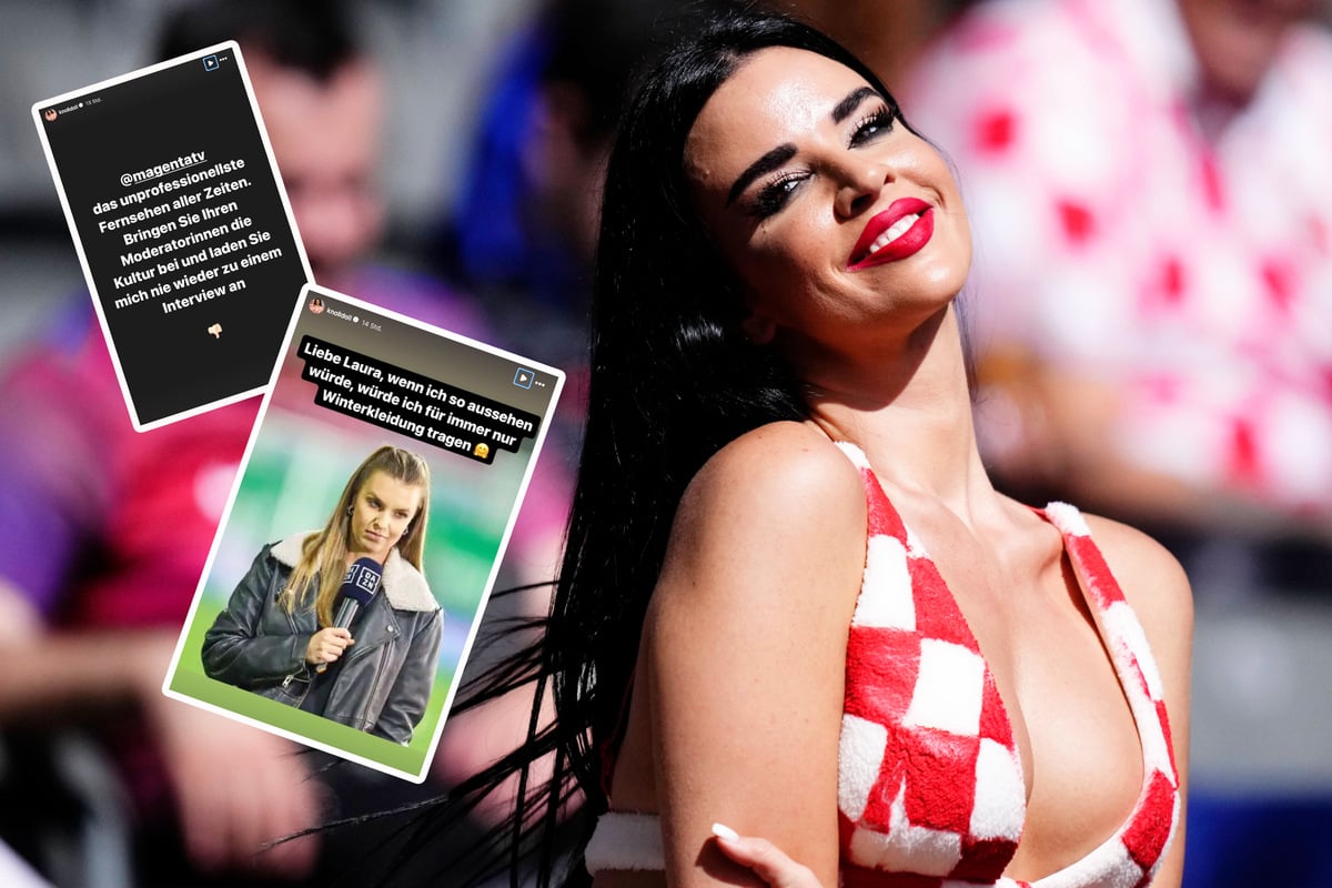 Kroatische Fan-Schönheit pestet gegen Moderatorin Laura Wontorra und Magenta TV