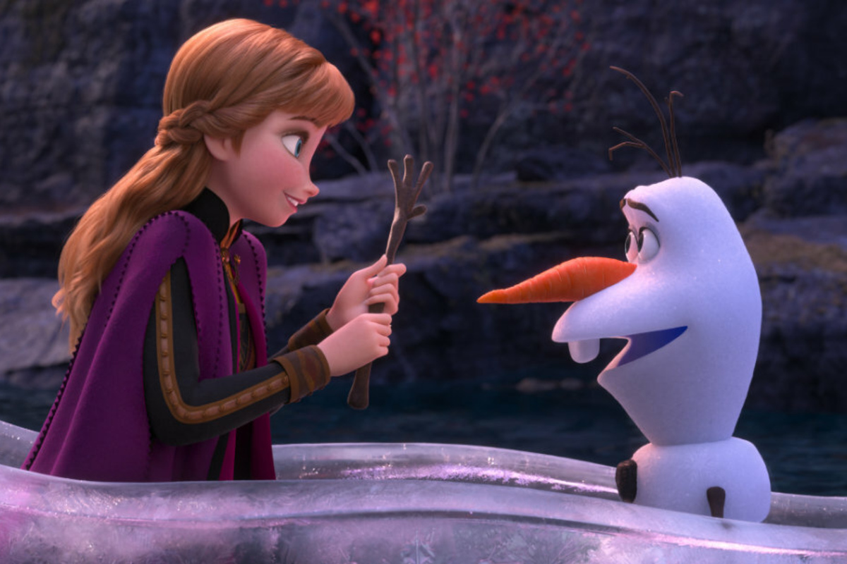 Aluminiumfolienballon Olaf Aus Frozen - 58x104 Cm, Für Helium, Disney Die Eiskönigin Deko