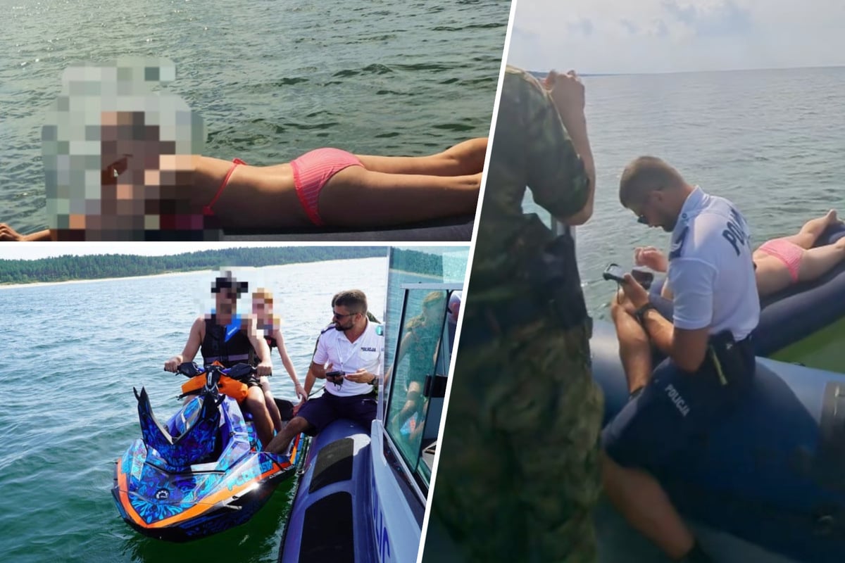 Ostsee-Urlauberin treibt mit Luftmatratze aufs Meer!