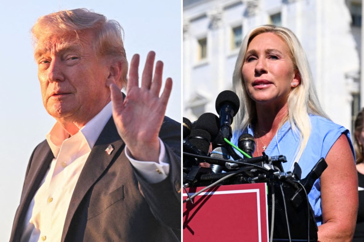Marjorie Taylor Greene claims she has texts from Trump that could get her "put in jail"