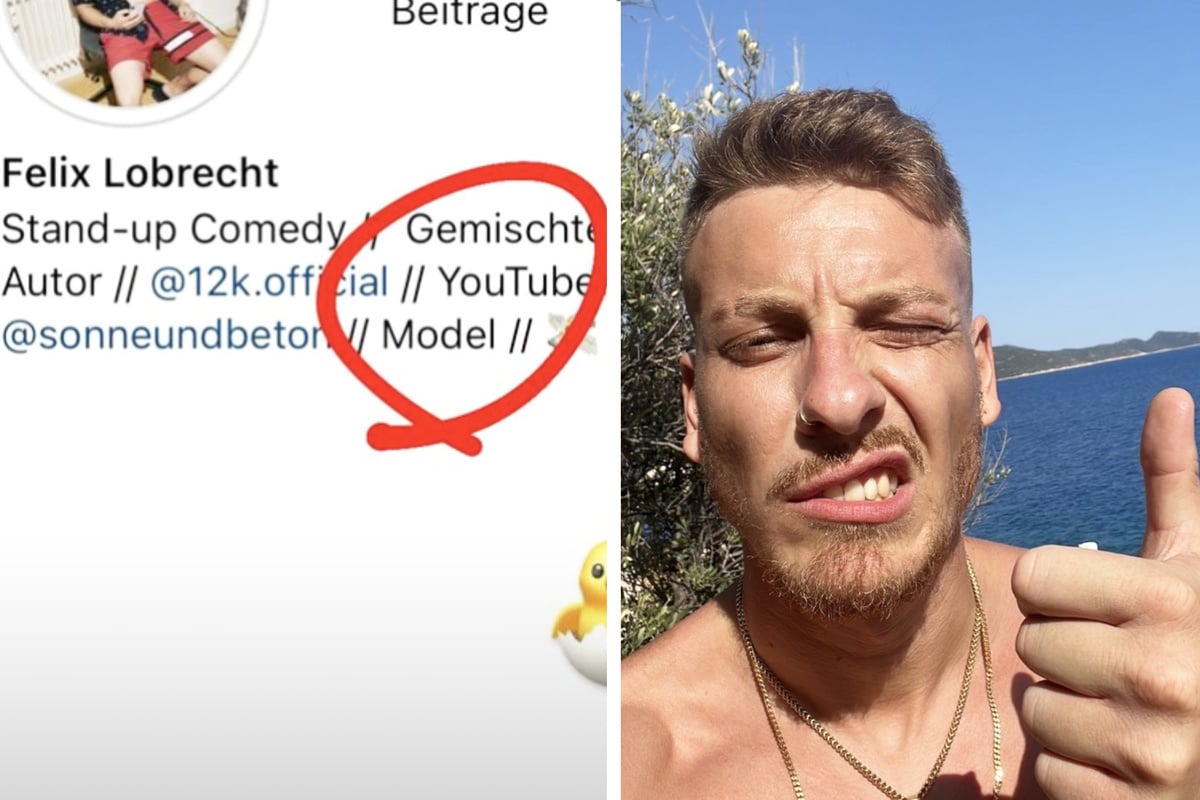 Schluss mit Comedy? Felix Lobrecht ist jetzt Model