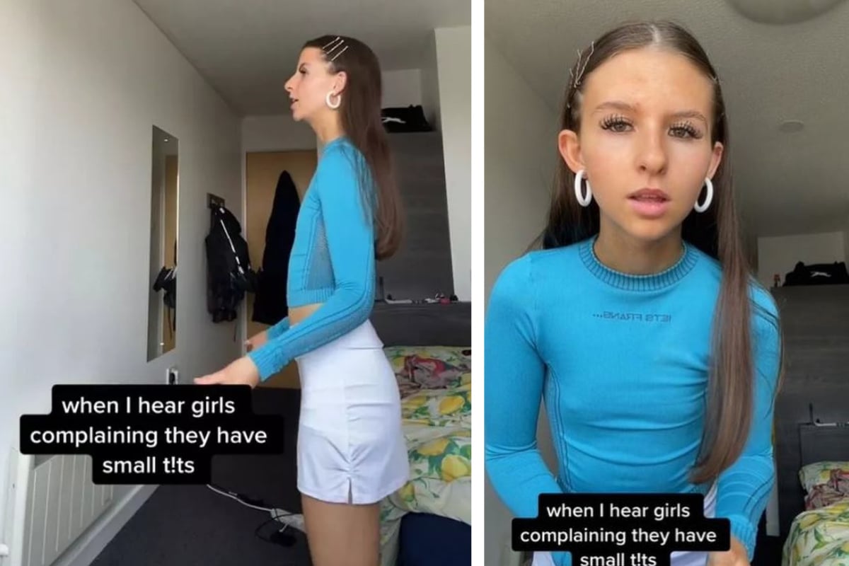 Influencerin geht viral "Ich bin 22 und habe immer noch kleine Brüste"