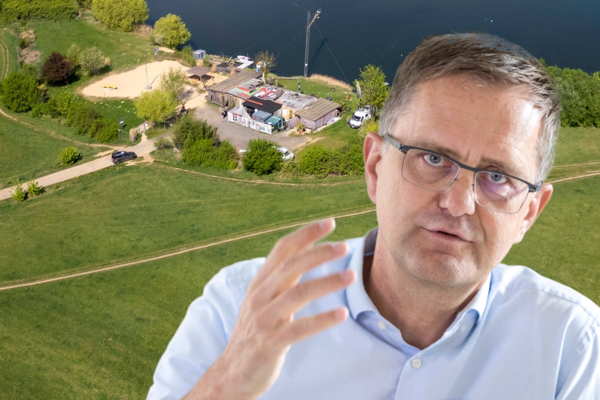 Wirbel um Wasserski-Anlage an Kiesgrube Leuben: Stadtrat bereitet Rettung vor!