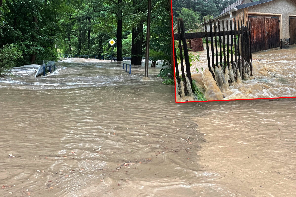Heftige Unwetter wüten über Sachsen: Straßen unter Wasser! - Vimarsana News