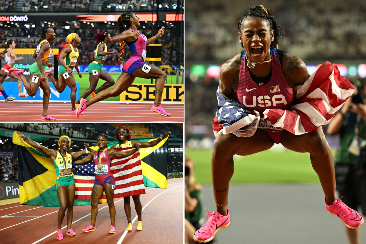 Sha'Carri Richardson triumphs in stunning 100meter World Championship win