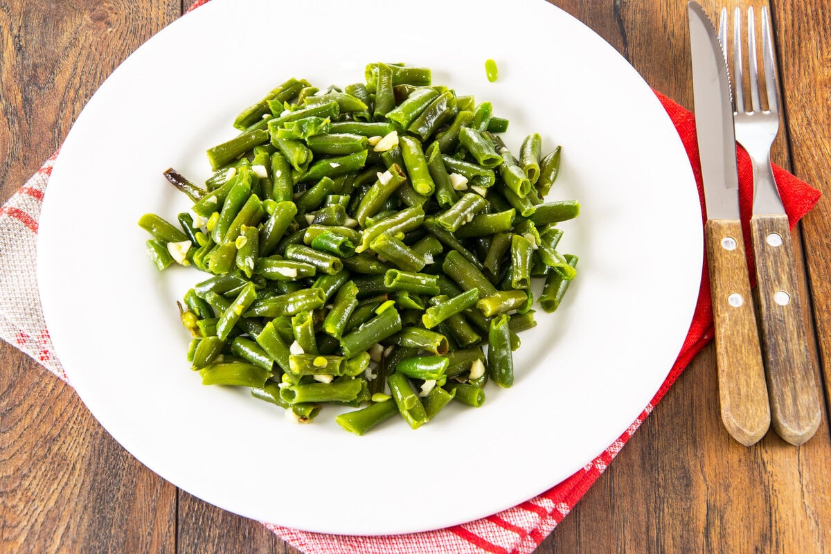 Grün, gesund und schmeckt wie von Oma: Bohnensalat mit grünen Bohnen