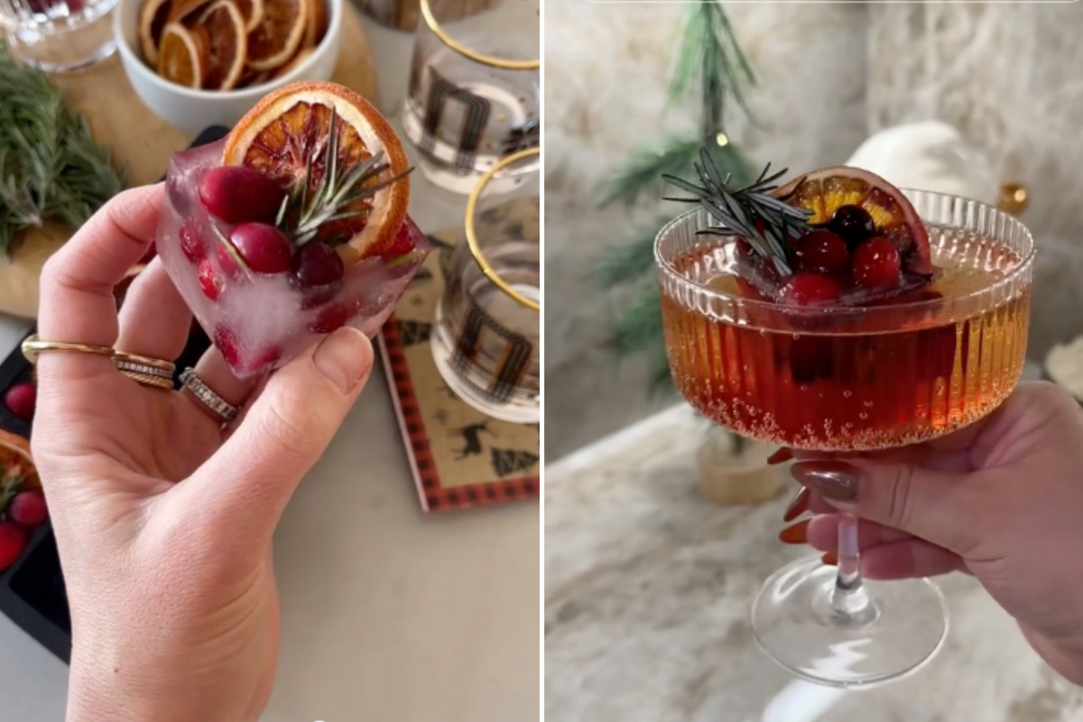 Elevate Your Drink Game with These Holiday Ice Cubes - Cooking Carnival