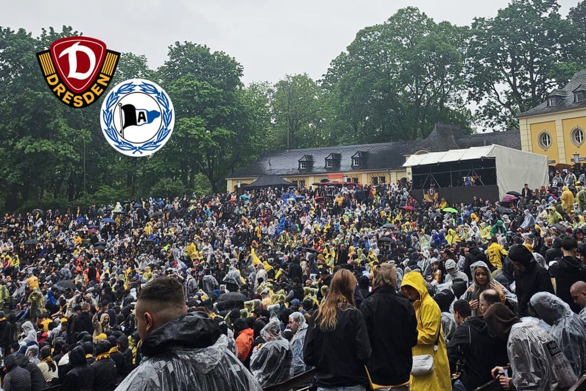 Dynamo Dresden in Bielefeld im Liveticker: Junge Garde füllt sich, der Regen wird immer stärker