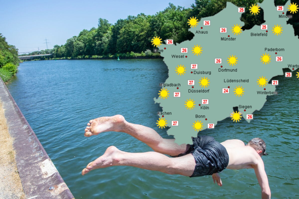 Wer diese Woche in NRW das Sommerwetter ausnutzen will, sollte sich ranhalten!