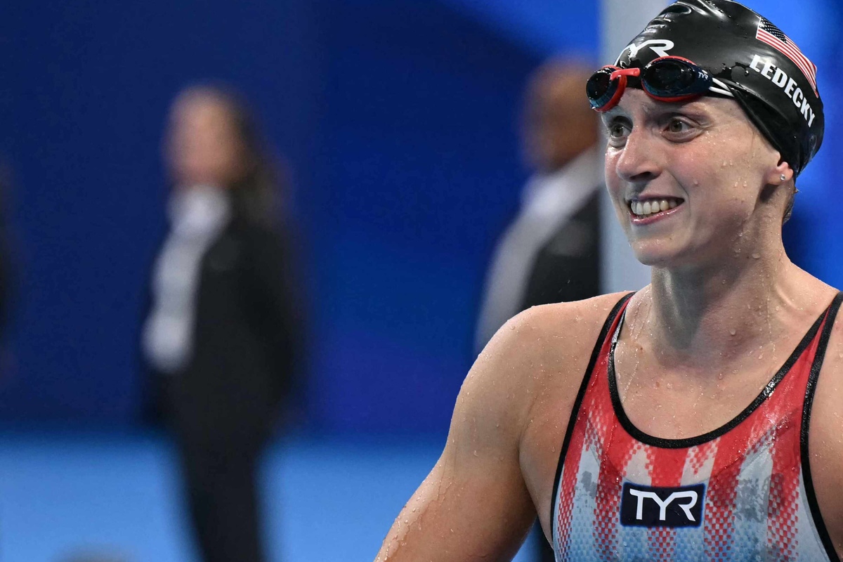 Paris Olympics: History-making Katie Ledecky wins fourth 800m freestyle ...