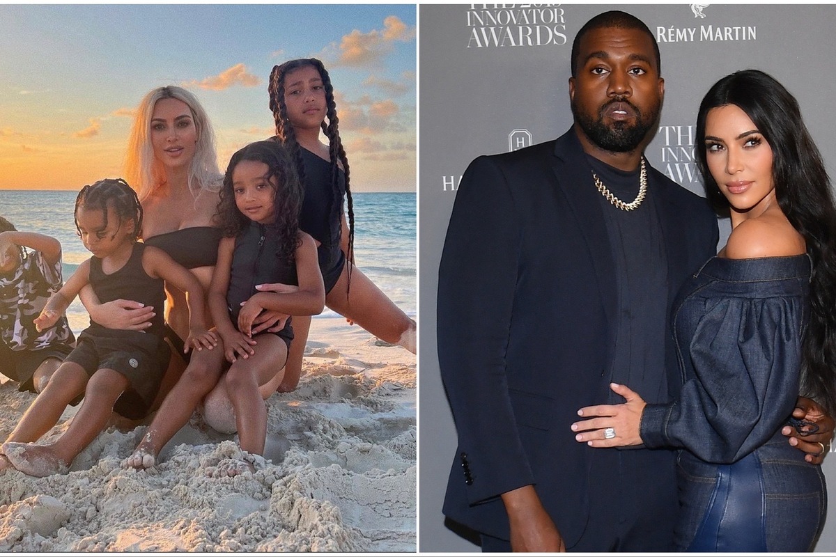 Kanye West admits that his ex wife Kim Kardashian raises their children '80  percent of the time