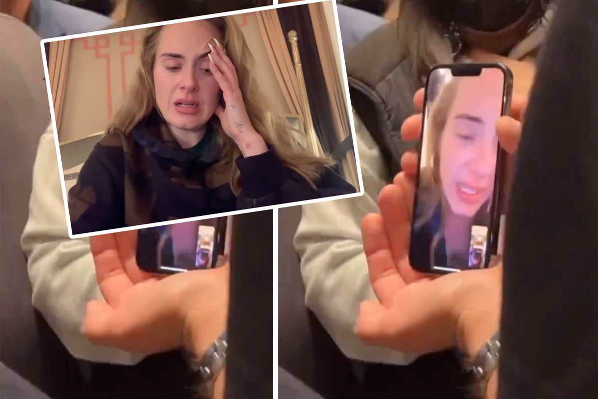 After the tearful video: Adele calls her fans sadly