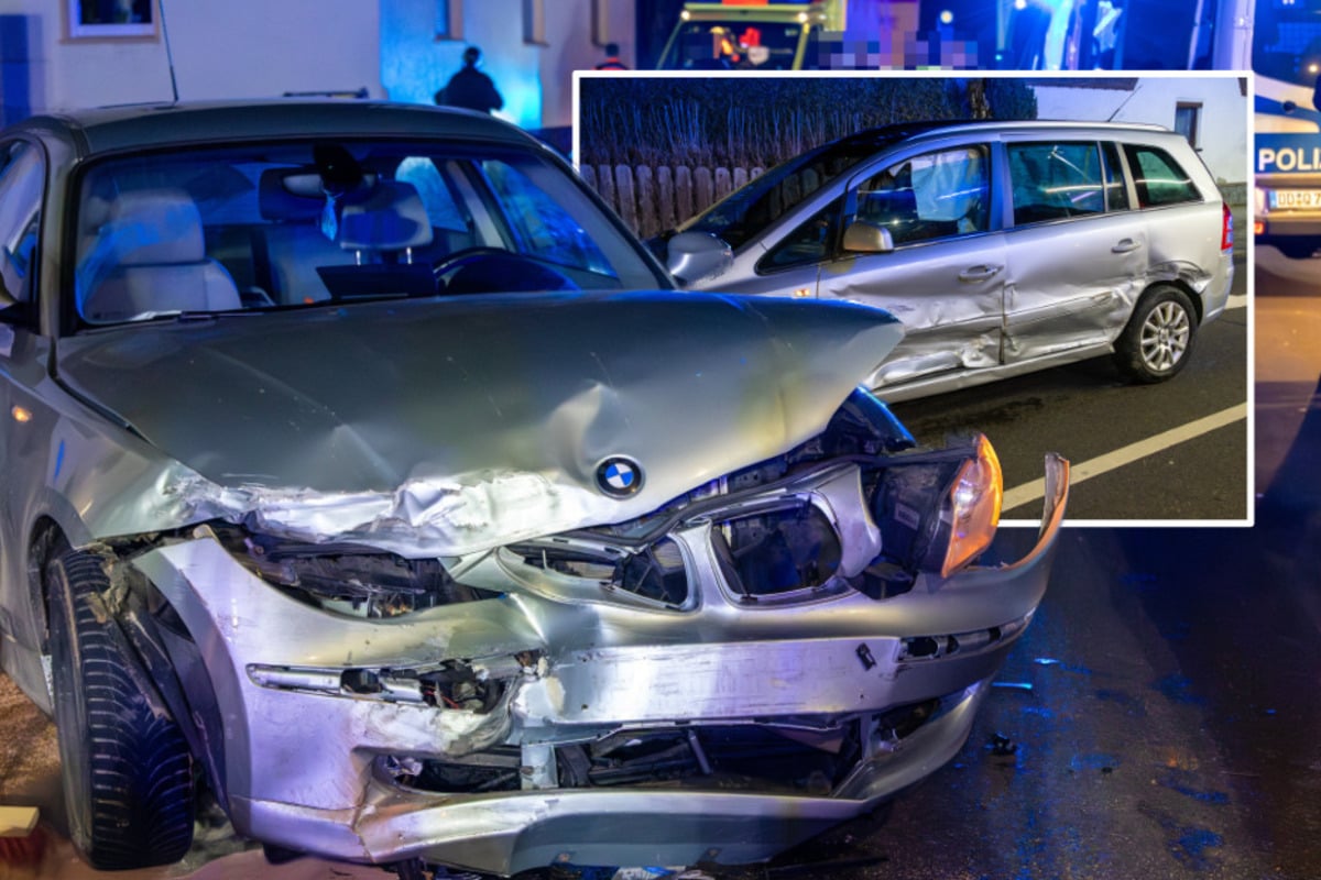 Unfall-im-Erzgebirge-BMW-kracht-in-Opel-eine-Person-verletzt