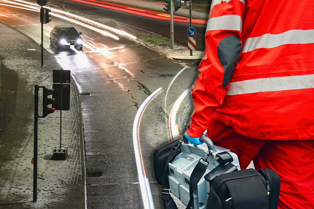 Drama at Frankfurt pedestrian traffic lights: woman (21) hit by two cars – emergency surgery!