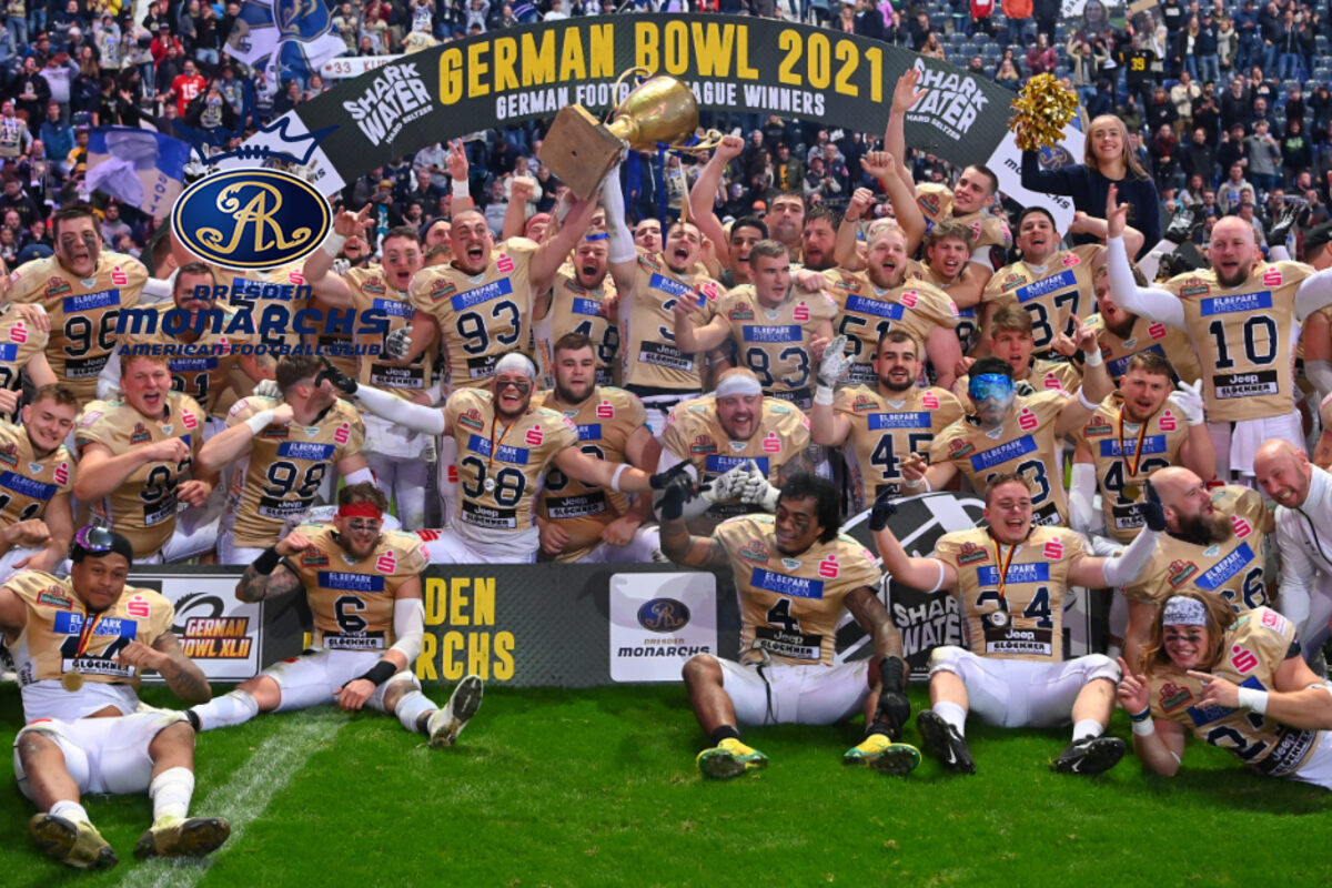 Dresden Monarchs win the German Bowl against Schwäbisch Hall Unicorns