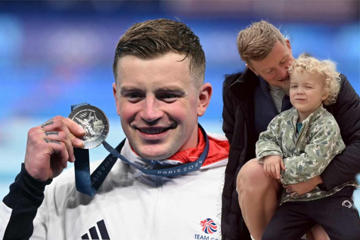 Er war depressiv und alkoholkrank: Schwimmstar weint nach Olympia-Silber mit seinem Kind