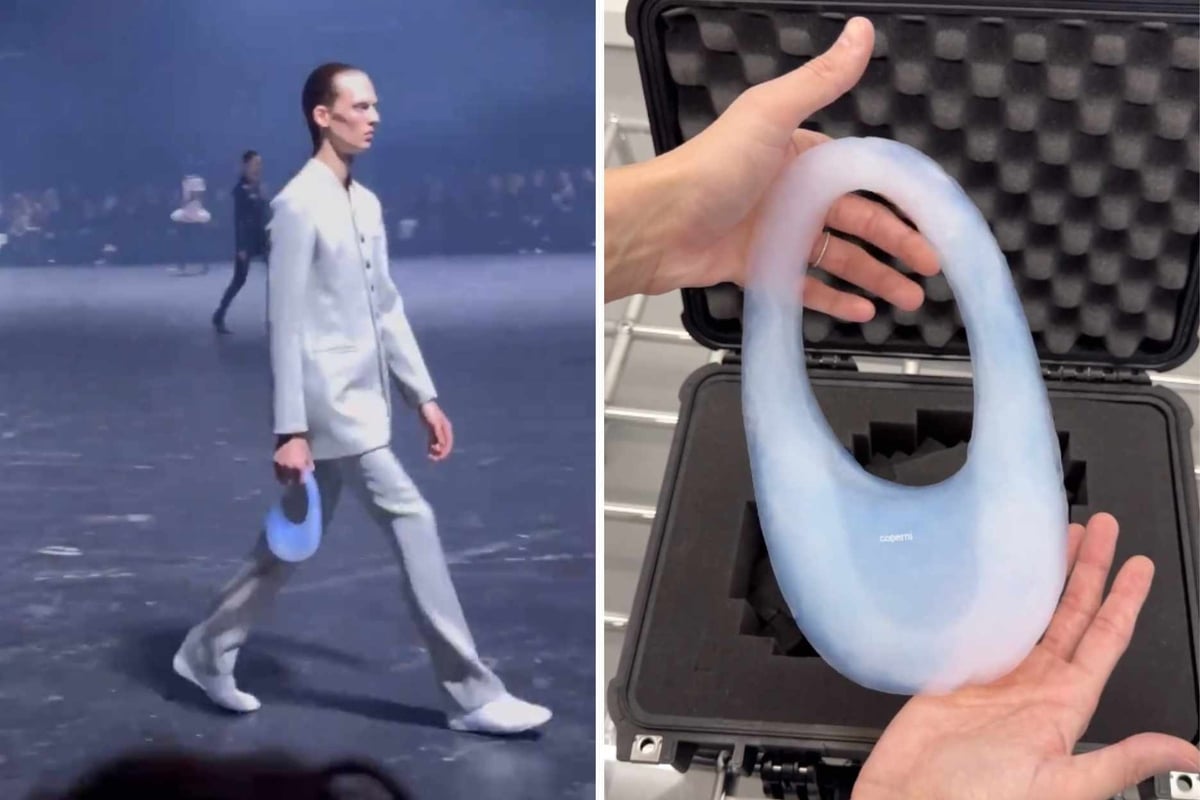 Coperni's brand-new Viral Aerogel purse really is as light as air!