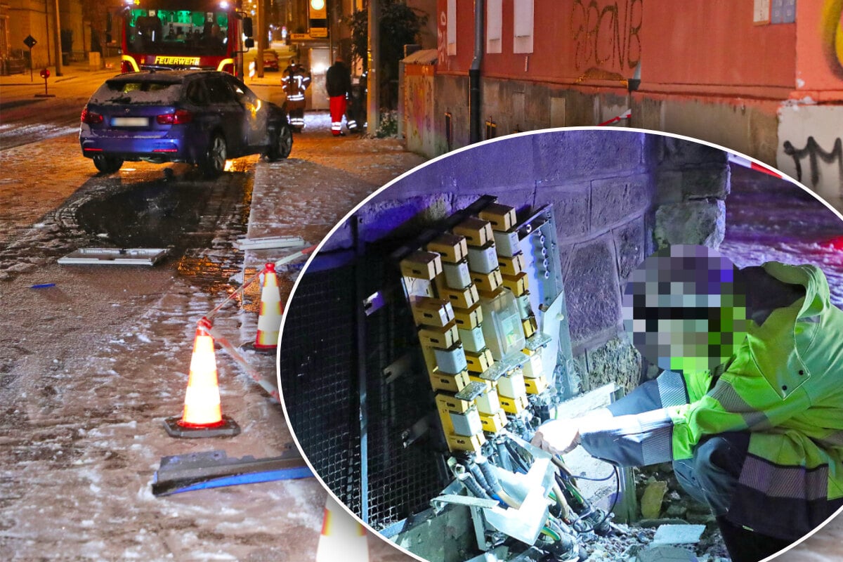 Strom-weg-BMW-schleudert-gegen-Hauswand-und-zerst-rt-Verteilerkasten