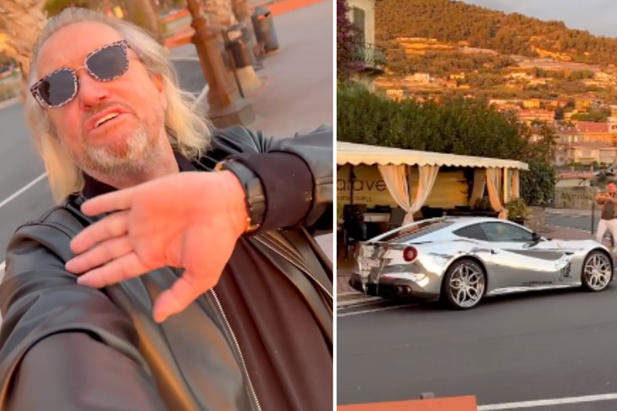Robert Geiss zeigt silbernen Ferrari, aber etwas anderes ist ihm viel  wichtiger
