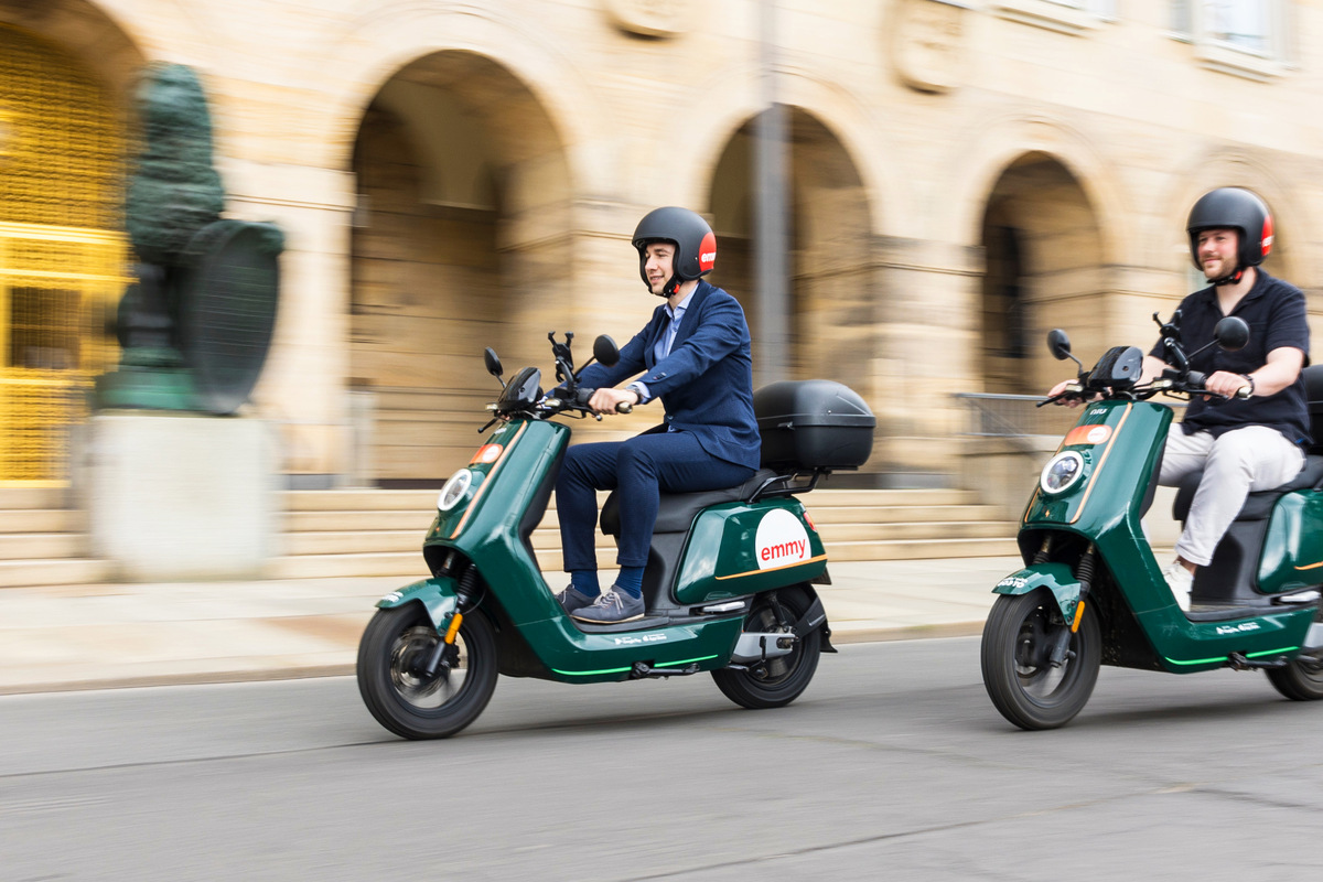 Neue "emmy"-Mopeds in Dresden: So funktionieren die Roller