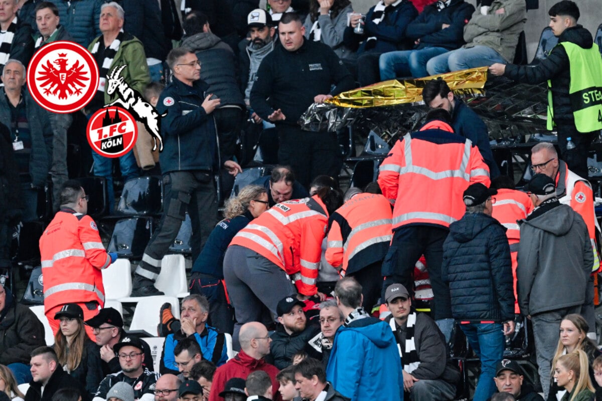 Notfall überschattet Frankfurt-Spiel: Zuschauer in kritischem Zustand