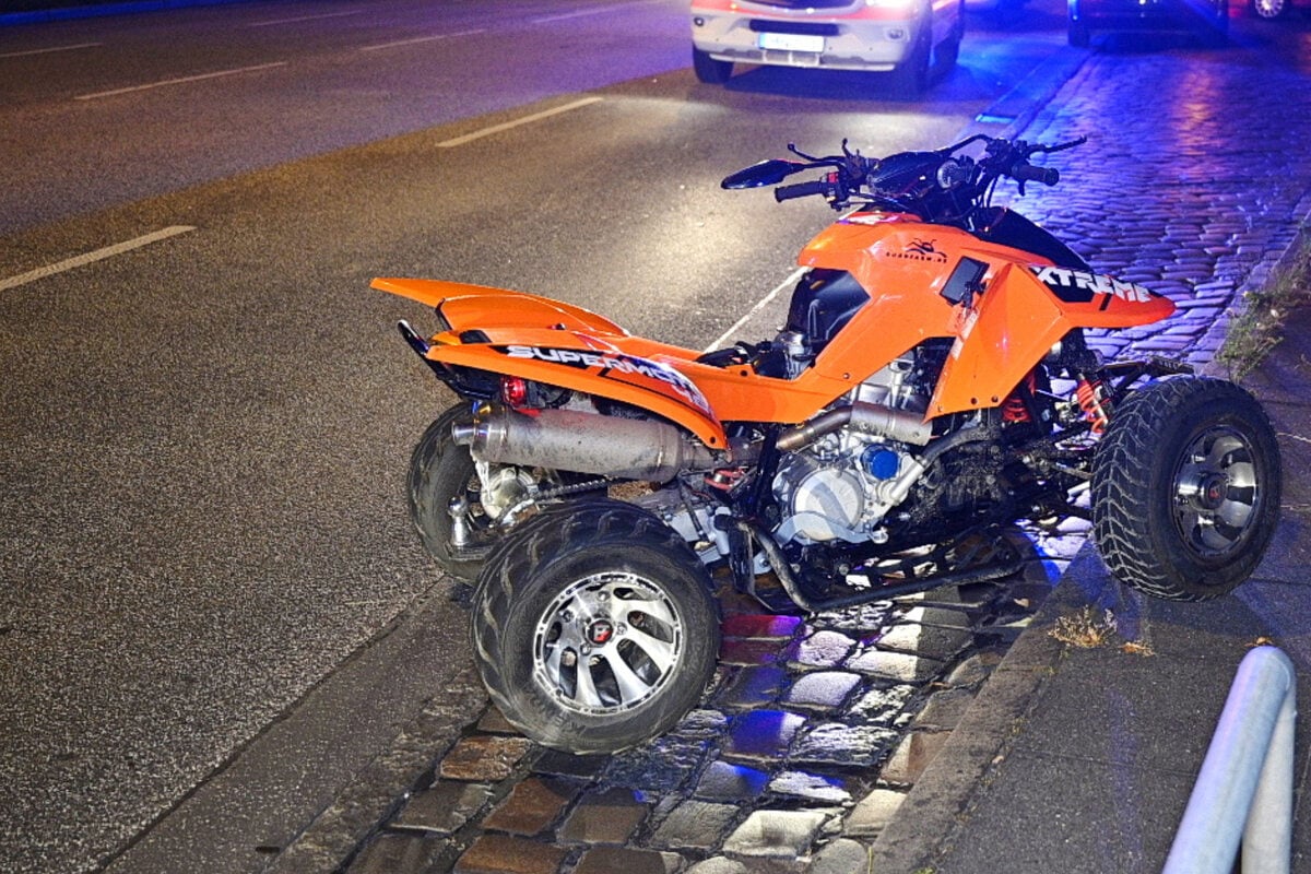 Männer verunglücken mit Quad und werden verletzt: War Alkohol im Spiel?