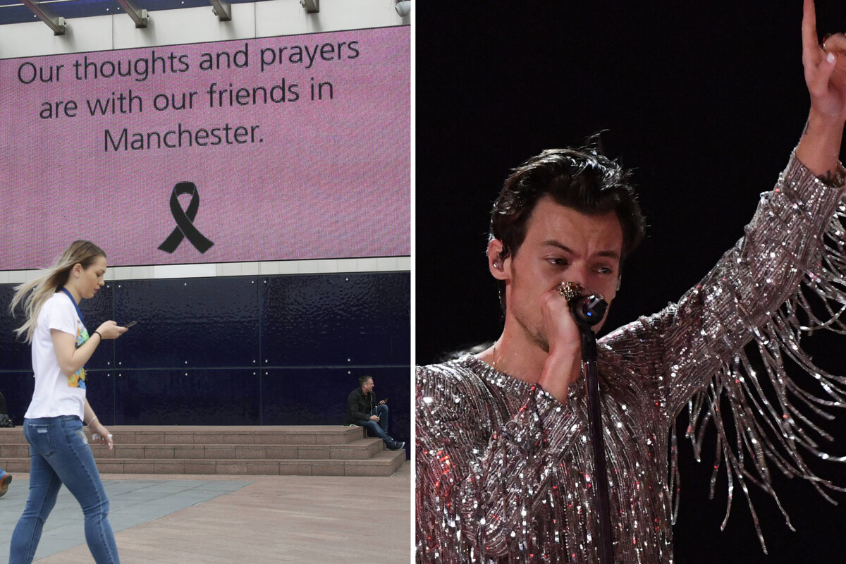 Harry Styles fans honor victims of Manchester bombing with tribute