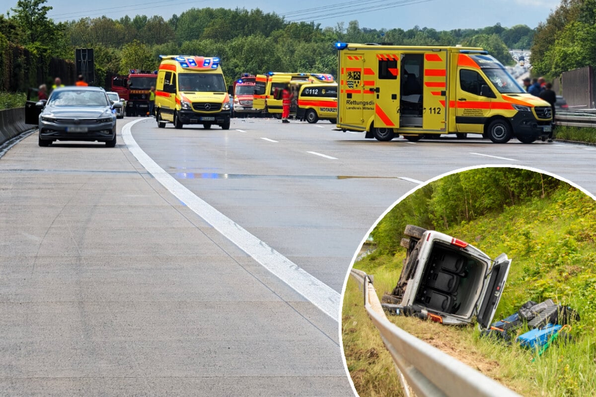 Unfall A4: Stau-Gefahr Nach Unfällen Auf A4 Bei Chemnitz