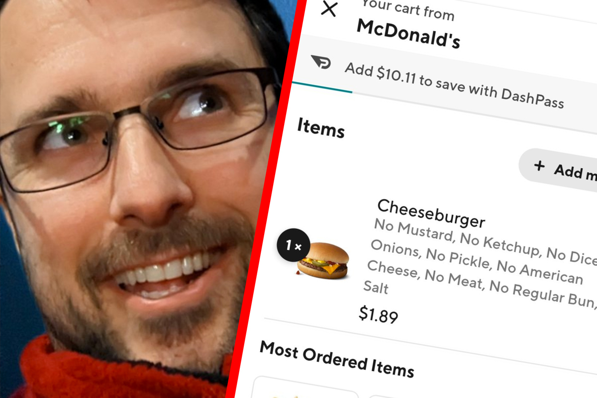 Guy orders “nothing” at McDonalds – it’s finally delivered to him