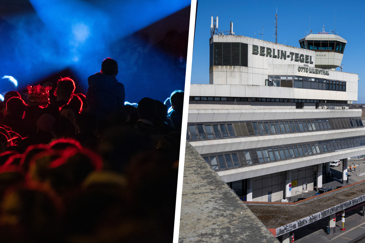 Festival am ehemaligen Flughafen Tegel - Hier wird mit Blick über das Rollfeld getanzt!