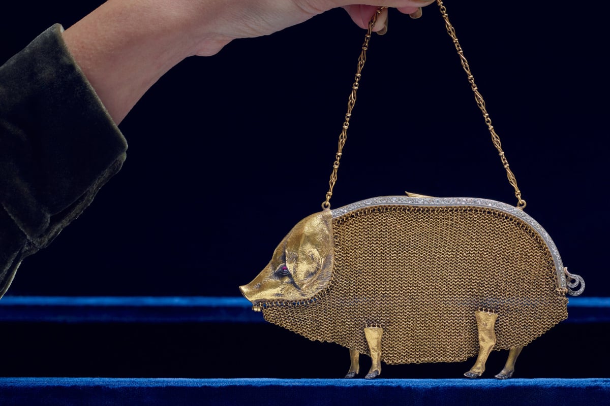 You never believe that this pig’s pocket was auctioned for a lot of money!