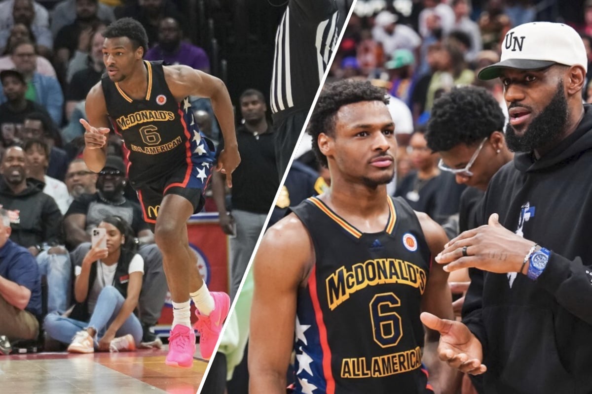 bronny james jersey number