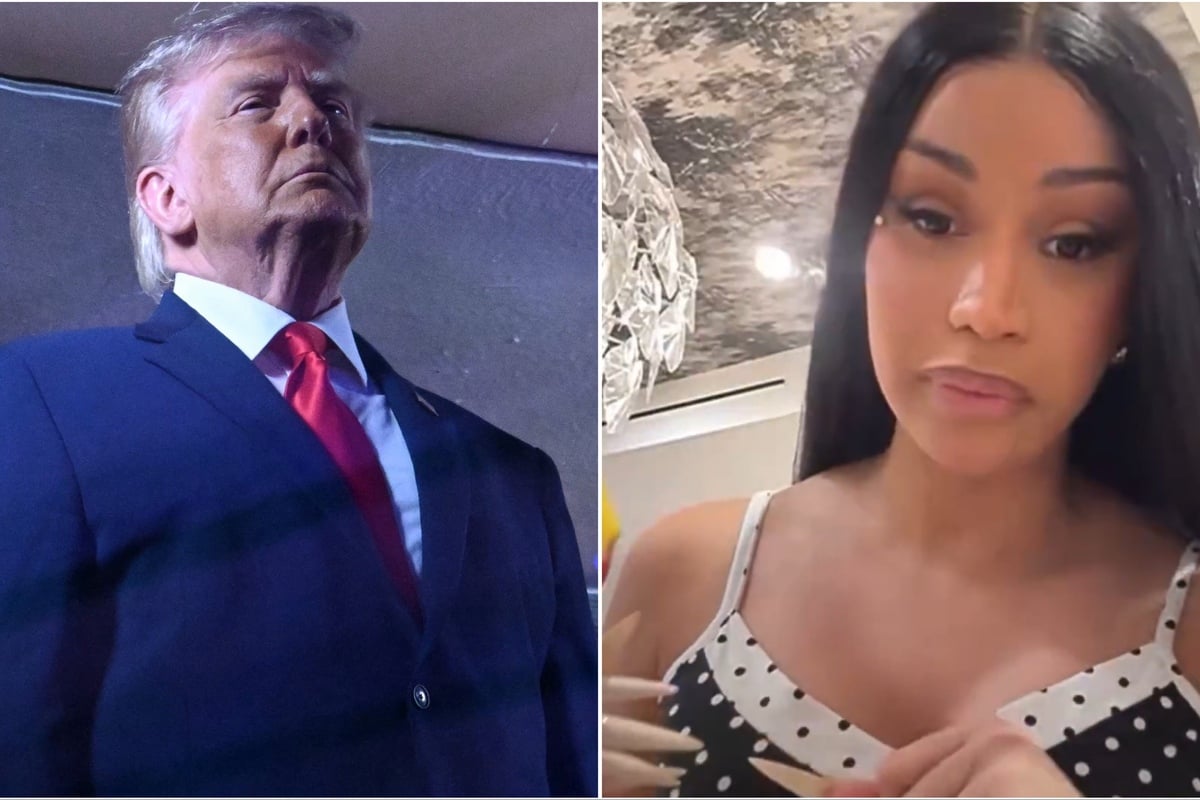Cardi B blames Trump for Knicks' NBA Finals loss: "It did feel a little dark in there"