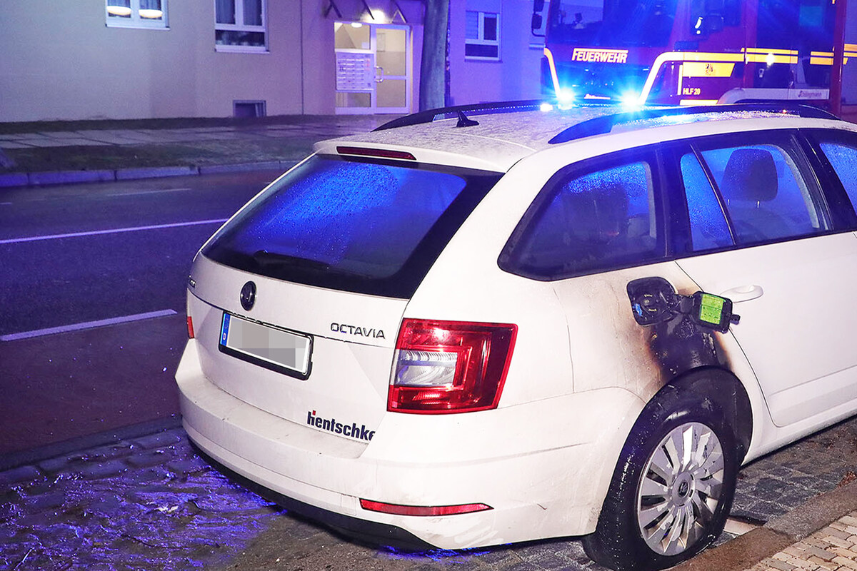 Fire brigade operation in Dresden-Löbtau: arson attack on Skoda by construction companies: who saw something?