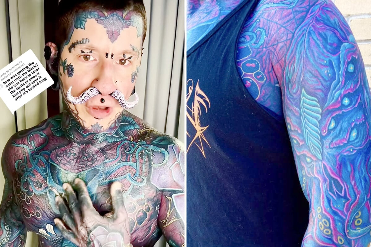 Extreme ink addict Remy reveals extraordinary secret behind insane tattoo transformation