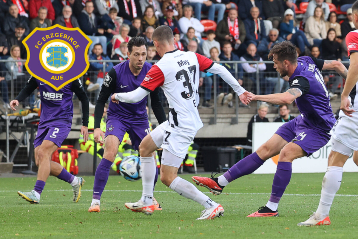 FC Erzgebirge Aue (nur) nach der Pause Vize