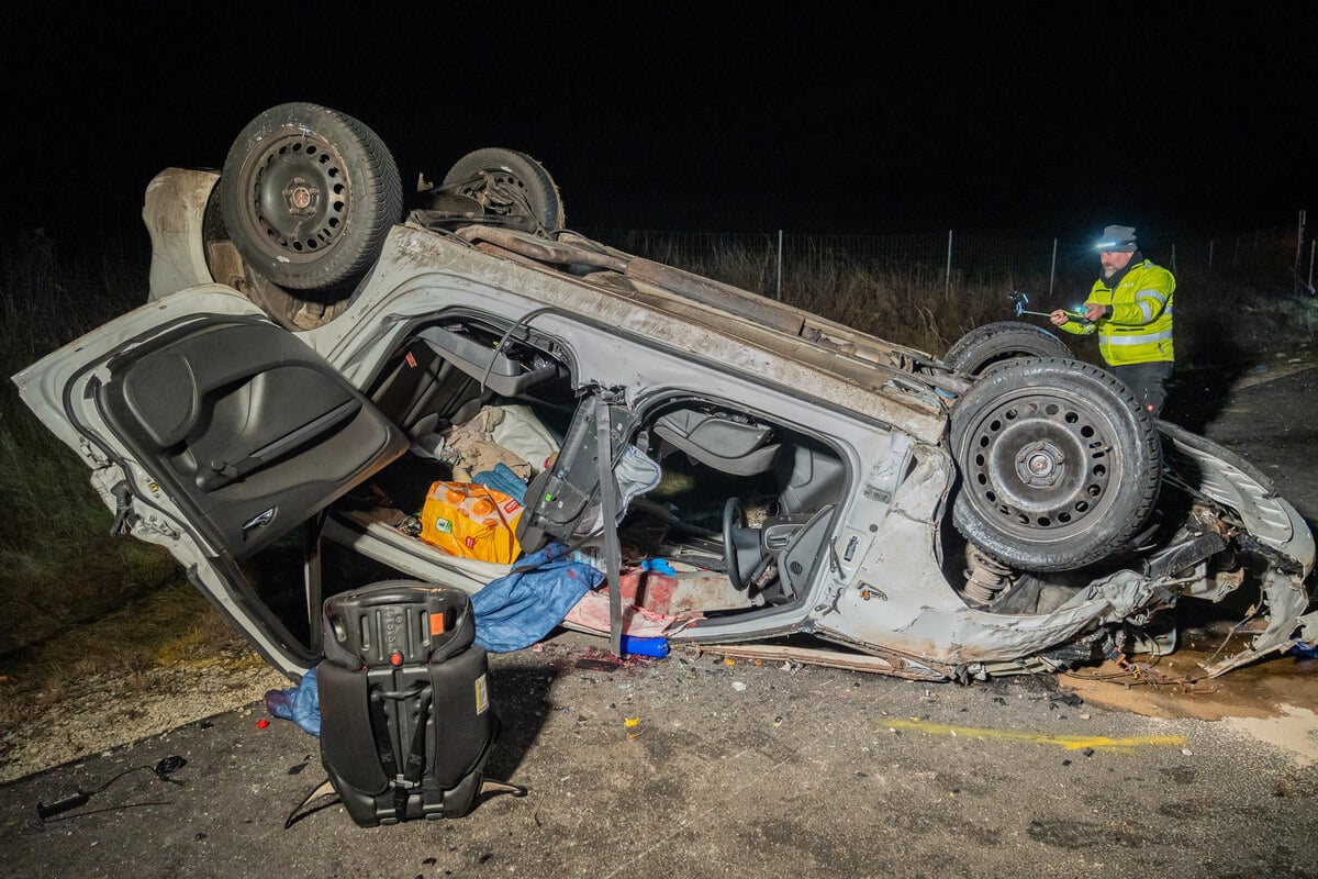 Unter-Drogen-auf-der-Autobahn-Fahrer-nach-berschlag-lebensgef-hrlich-verletzt