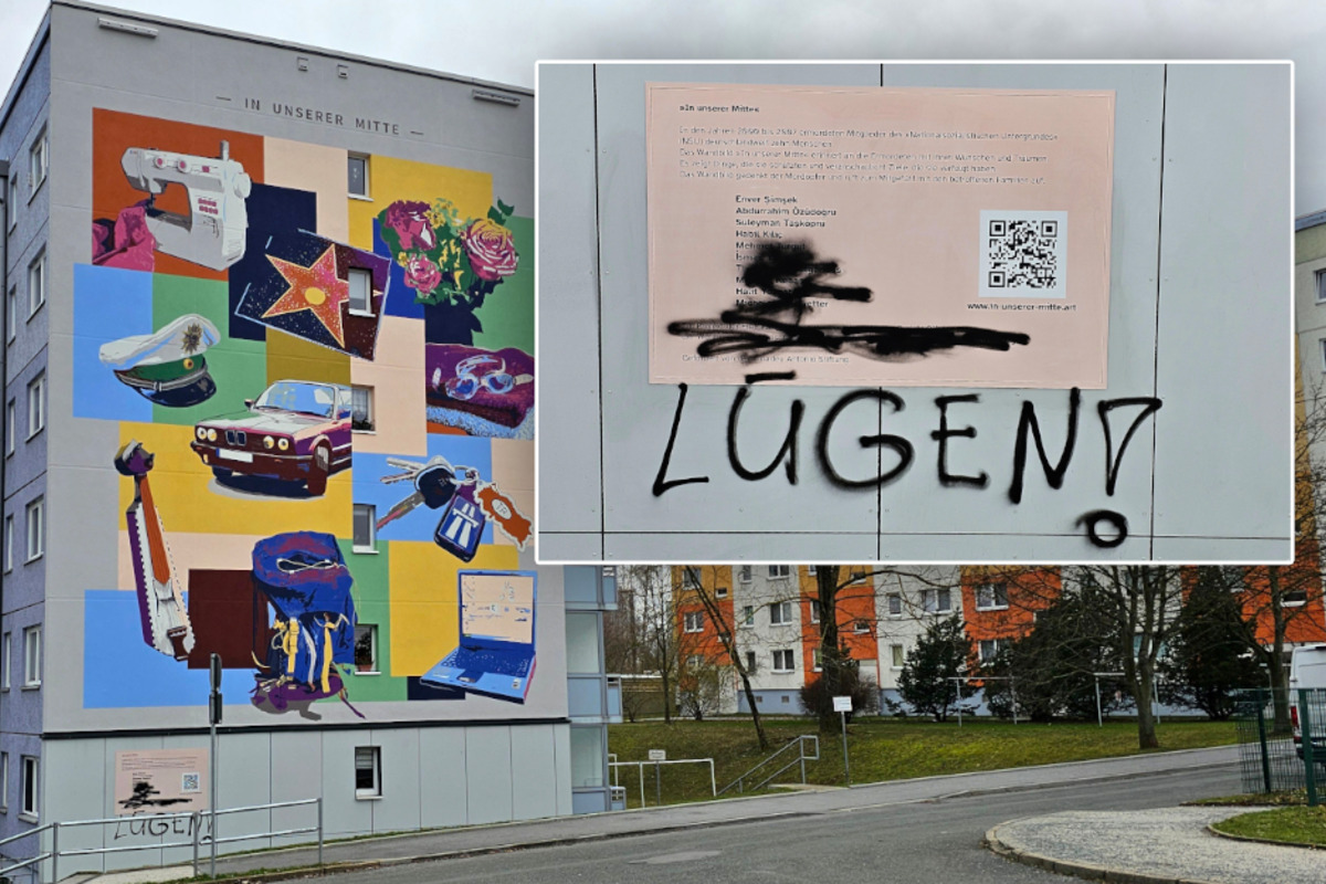 Graffiti-Attacke auf Chemnitzer NSU-Gedenkwand
